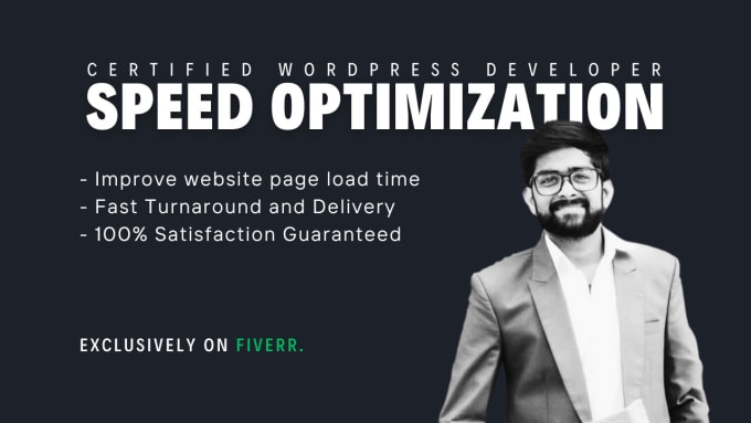 Gig Preview - Perform wordpress speed optimization and improve pagespeed insights