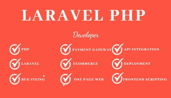 Gig Preview - Be your expert PHP laravel developer for custom solutions