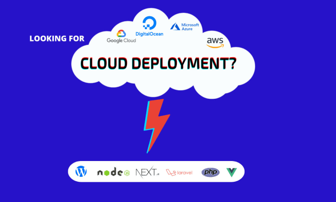 Gig Preview - Deploy web app on aws, google cloud, digital ocean, azure