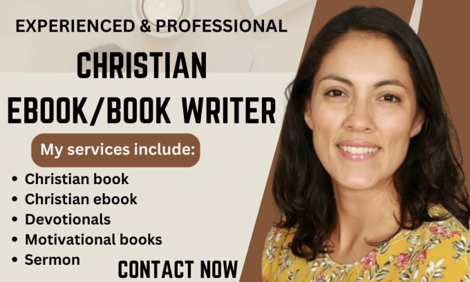 Gig Preview - Be christian ebook ghostwriter, christian book writer, ebook writer, ghostwriter