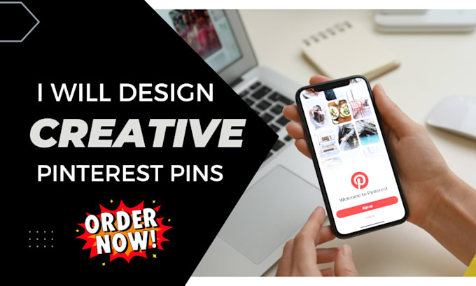 Gig Preview - Design creative pinterest pins and ad designs for your business