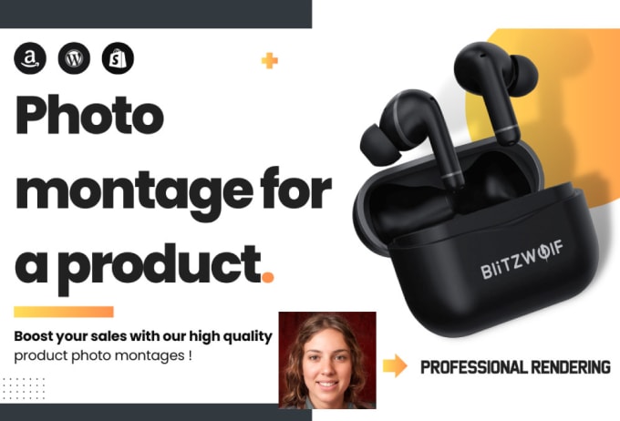 Gig Preview - Make a product photo e commerce shopify or amazon