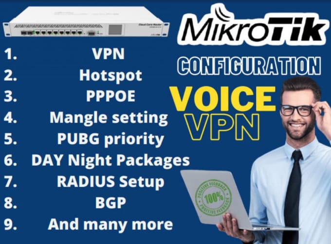 Gig Preview - Do load balancing and configure any router like  mikrotik any other