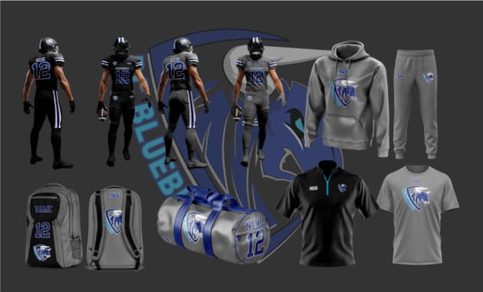 Gig Preview - Make package an athletic kits 3d mockups