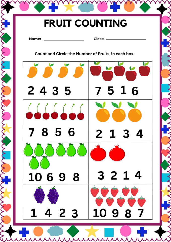 Gig Preview - Design maths custom worksheets in every shade