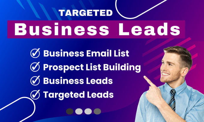 Gig Preview - Build prospect business email, targeted business leads and contact list