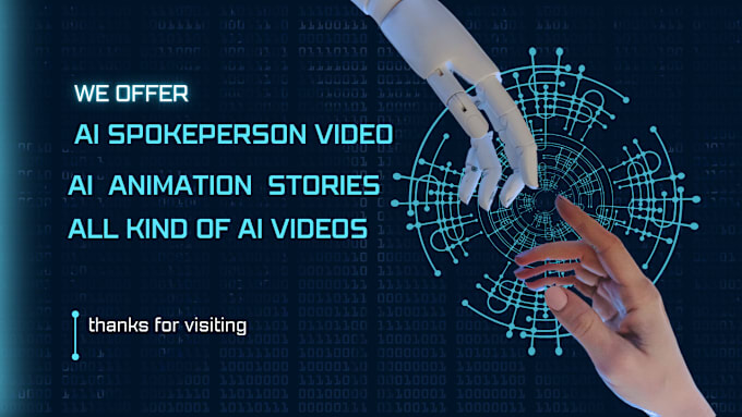 Gig Preview - Create ai spokesperson  video and ai speaking photos