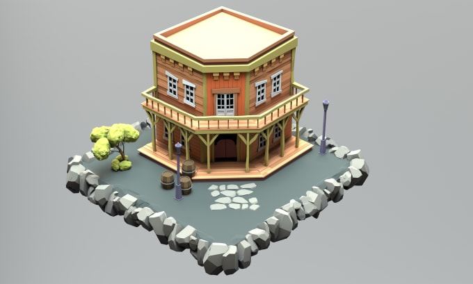 Gig Preview - Create low poly style 3d models for games, web, or animation