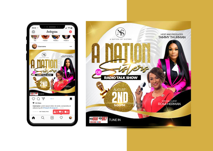 Gig Preview - Design professional social media flyer, instagram and church flyer