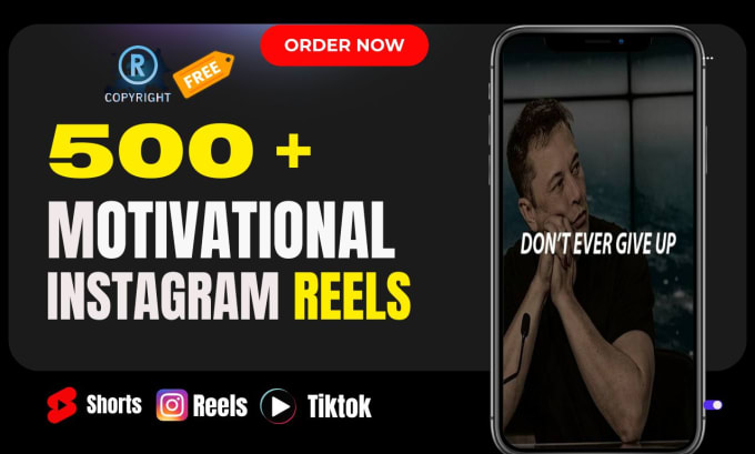 Gig Preview - Create viral motivational youtube shorts and instagram reels