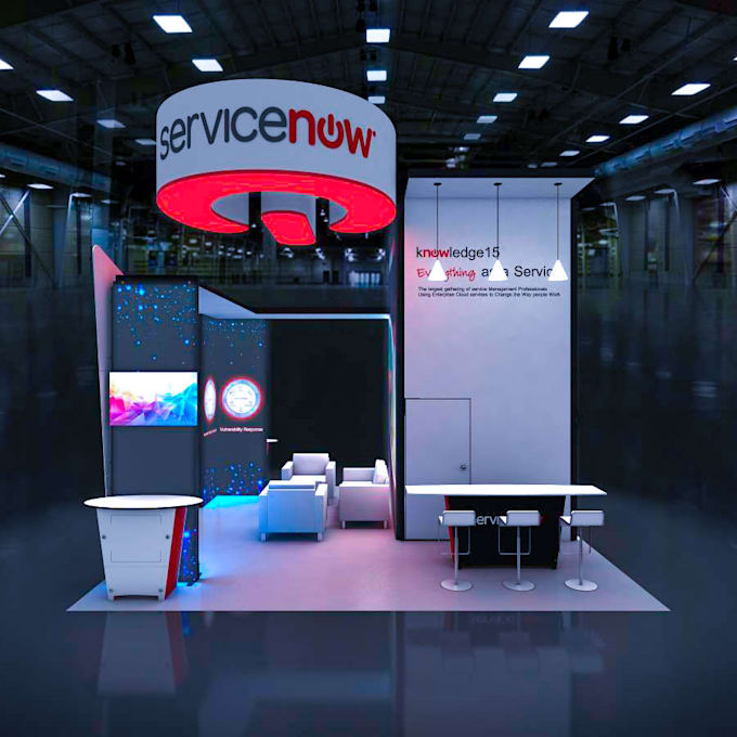 Gig Preview - Design a 3d trade show booth, stall, kiosk or expo stand