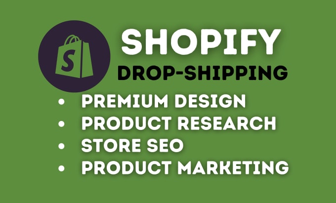 Gig Preview - Make high converting shopify website, dropshipping store, shopify SEO