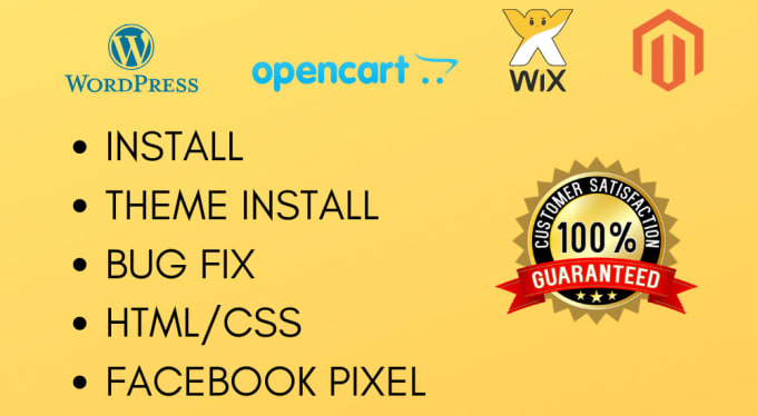 Gig Preview - Install create  fix opencart store