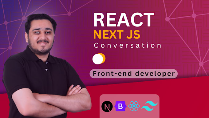 Gig Preview - Be your front end react js and next js website developer