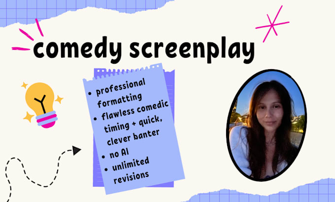 Gig Preview - Write or ghostwrite your comedy screenplay