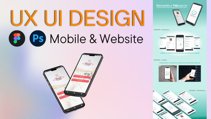 Gig Preview - Be your UX UI designer for your web or mobile app