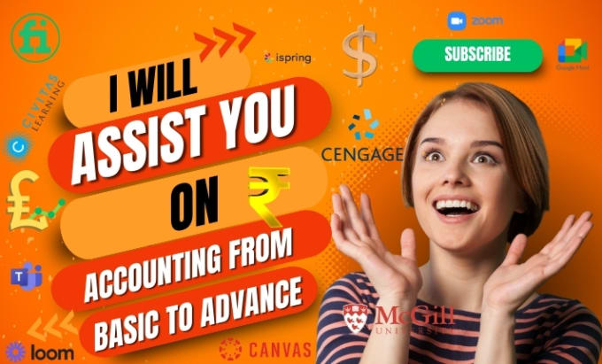 Gig Preview - Assist you on accounting from basic to advance