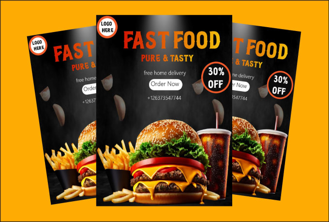 Gig Preview - Create matchless food poster, flyer and banner design