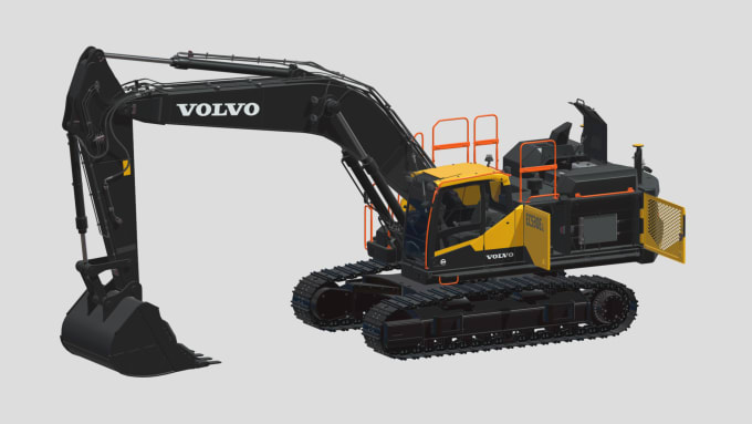 Bestseller - create 3d models of excavator for you