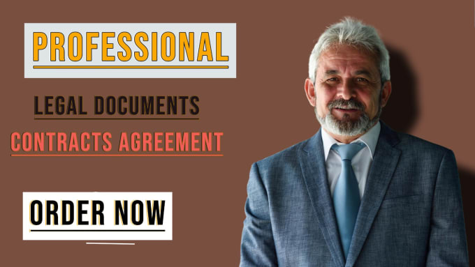 Gig Preview - Legal document, agreement, partnership agreement, eula, mou, nda