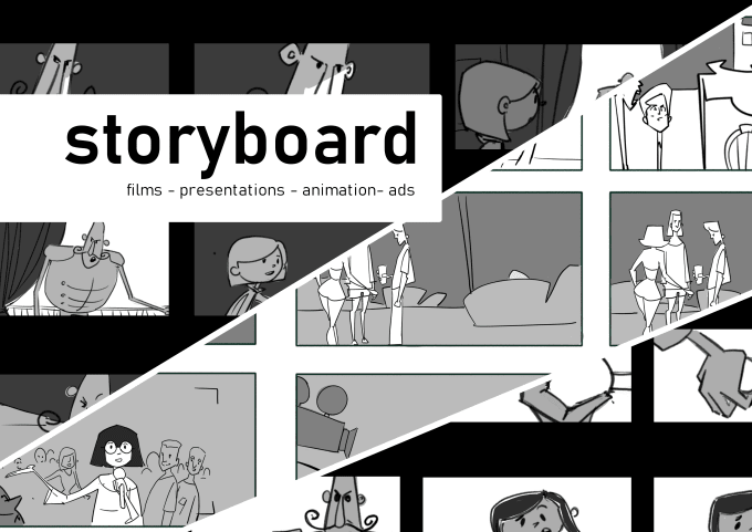 Gig Preview - Design storyboard professional artist for films and  pitches