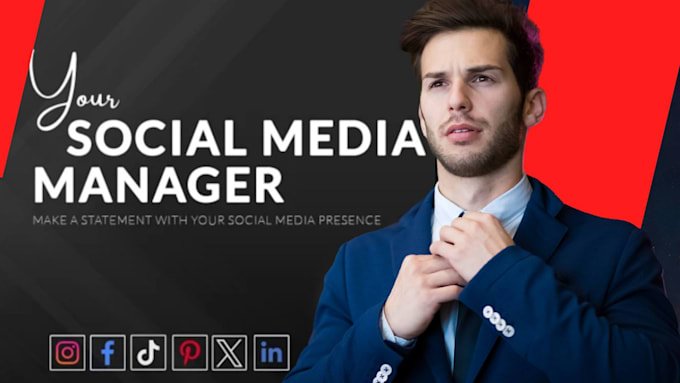 Gig Preview - Be your professional social media manager elevate your brands online presence