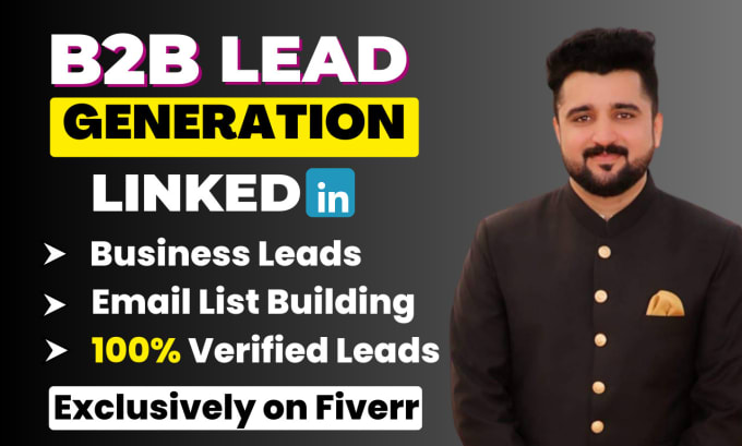 Gig Preview - Do highly targeted b2b linkedin lead generation and email list building data