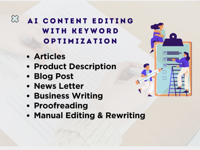 Gig Preview - Humanize, proofread, edit, and fact check your ai content