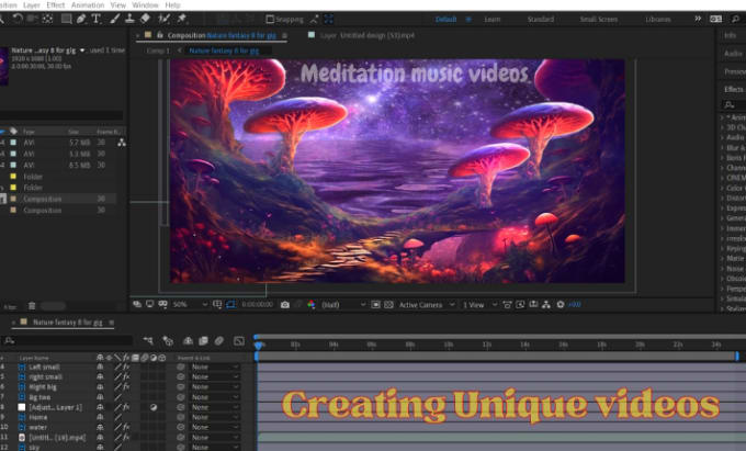 Gig Preview - Create youtube channel with exclusive meditation and relaxing music video