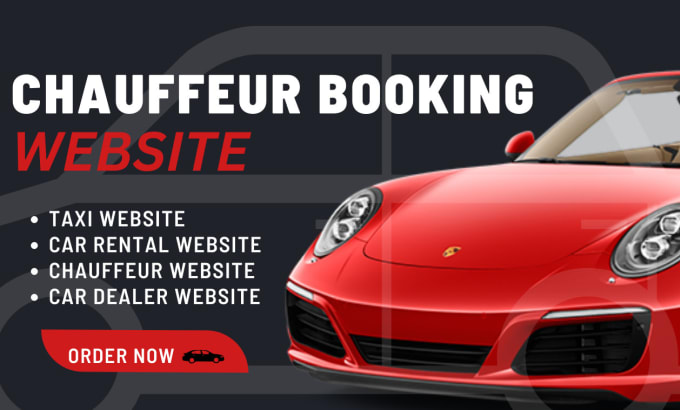 Gig Preview - Build taxi website, chauffeur and limousine website flight booking website