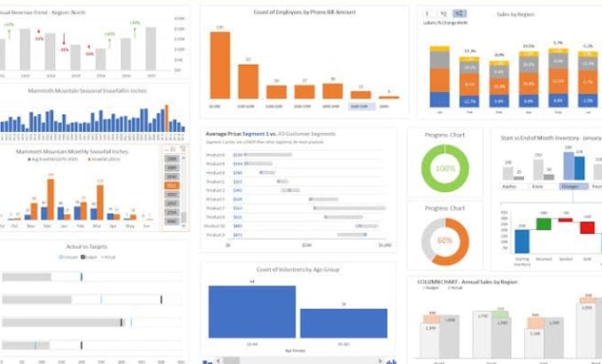 Gig Preview - Make excel charts, pivot table and dashboard with analysis