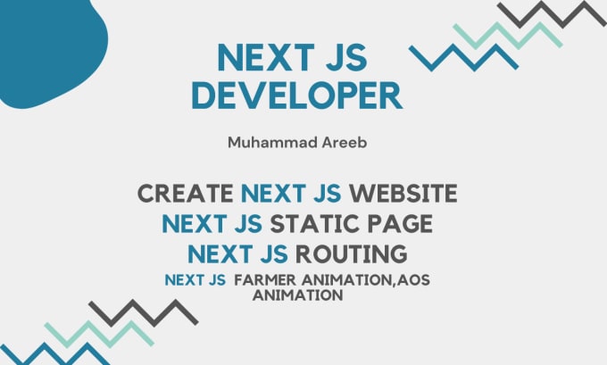 Gig Preview - Create next js  static page  , api integration, next routing