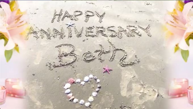 Gig Preview - Create a birthday, engagement, anniversary, or proposal video on the beach