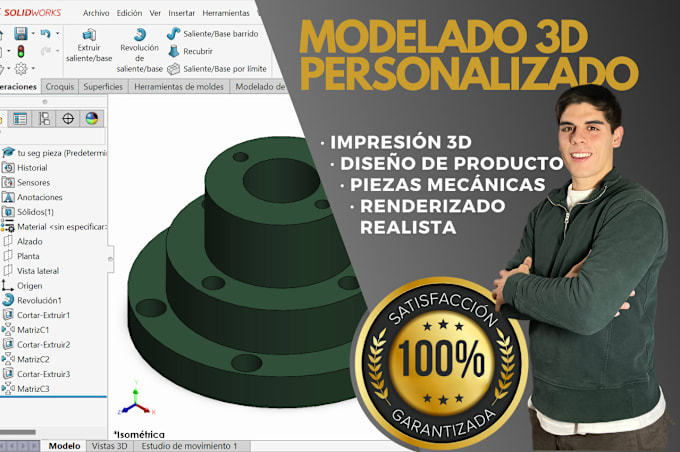 Gig Preview - Tu idea a modelo 3d para imprimir en 3d