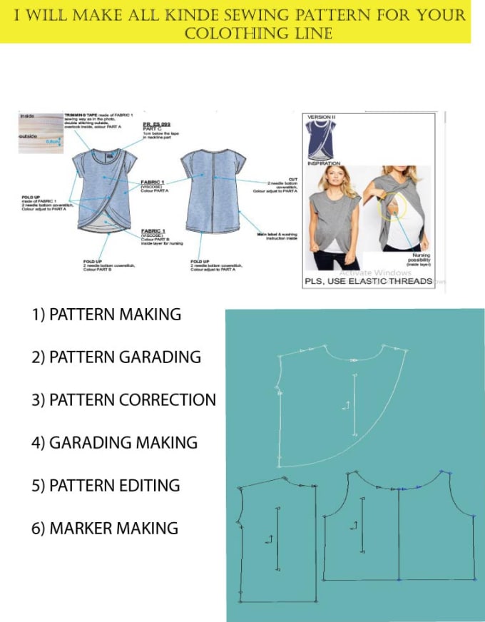 Bestseller - make all kind of sewing pattern