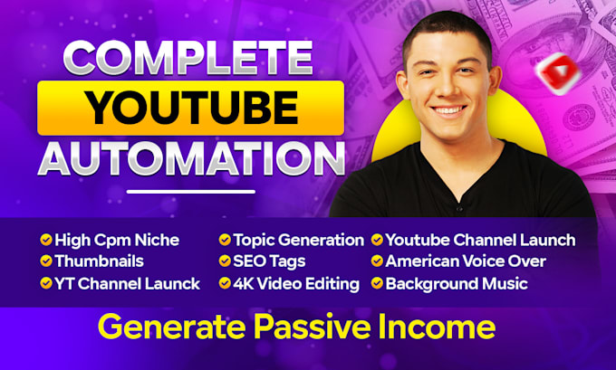 Gig Preview - Create faceless top 10 cash cow videos and a cash cow youtube automation channel