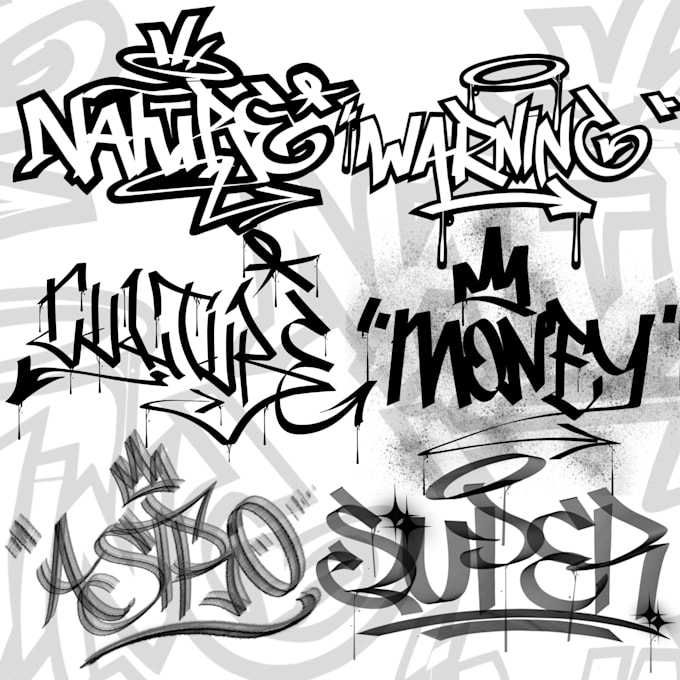 Gig Preview - Amazing lettering font and tagging graffiti