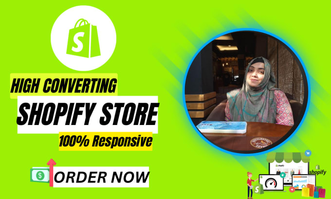 Gig Preview - Build your shopify store for ecommerce website dropshipping