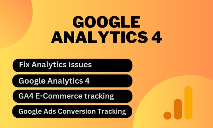 Gig Preview - Setup google analytics 4 ga4 ecommerce tracking for real estate webflow website