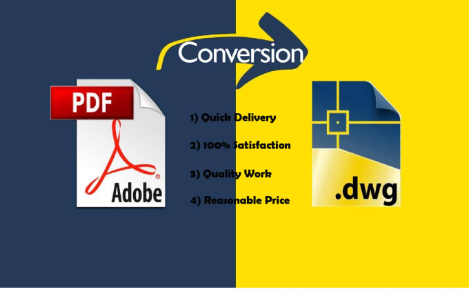 Gig Preview - Convert PDF, sketch, picture to autocad dwg dxf