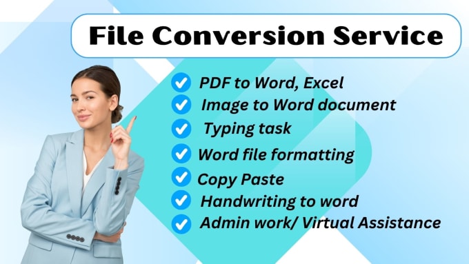 Gig Preview - Convert pdf to word, excel to google doc, sheets or CSV manual typing