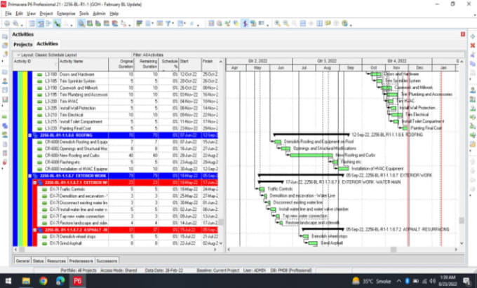 Bestseller - make construction schedule using ms project and primavera p6