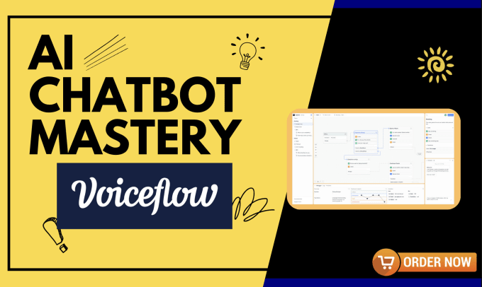 Gig Preview - Teach you voiceflow ai chatbot mastery