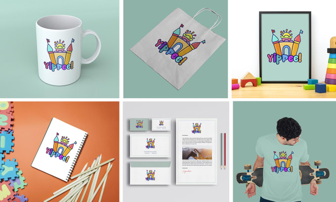 Gig Preview - Design a business logo and complete branding kit for you