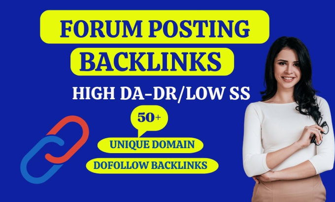 Gig Preview - Do 100 unique quality dofollow forum posting SEO backlinks