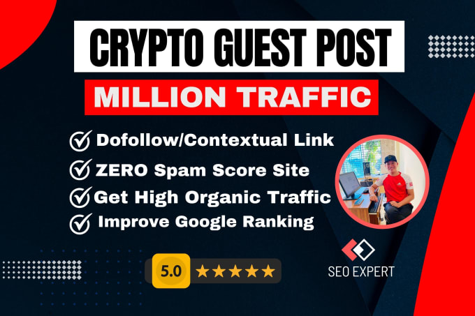 Gig Preview - Write and publish crypto guest post on high authority own site da65