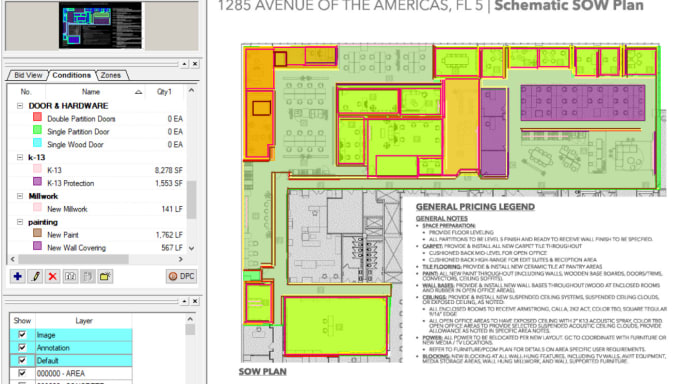 Gig Preview - Estimate cost, material, and labor for construction projects