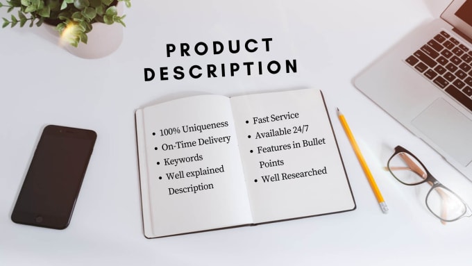 Gig Preview - Do write your product description that ranks