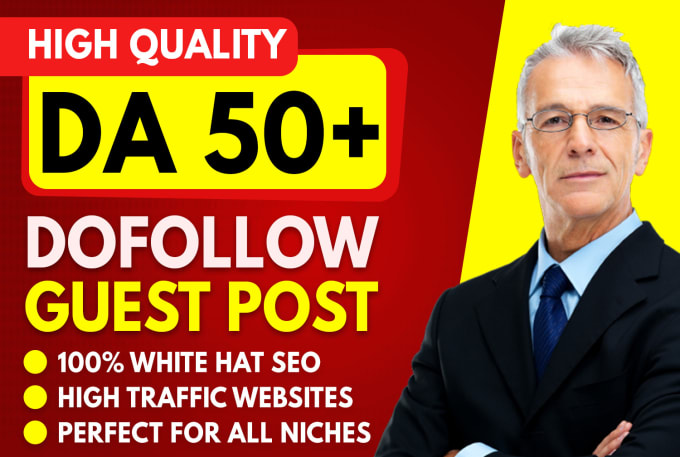 Gig Preview - Publish high da guest post, guest posting with seo dofollow backlinks