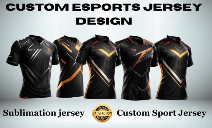 Create your own eSports jersey in our 3D kit designer